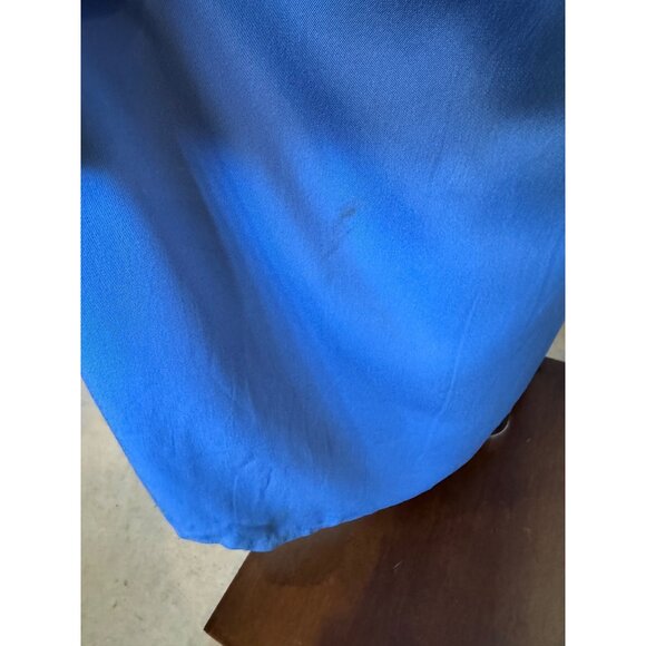 Christopher Esber Dress Women 4 Blue Multi Panel Disconnect Ruched Halter Maxi - Picture 10 of 14